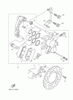 FRONT BRAKE CALIPER