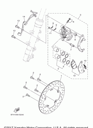 FRONT BRAKE CALIPER