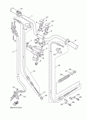 STEERING HANDLE CABLE