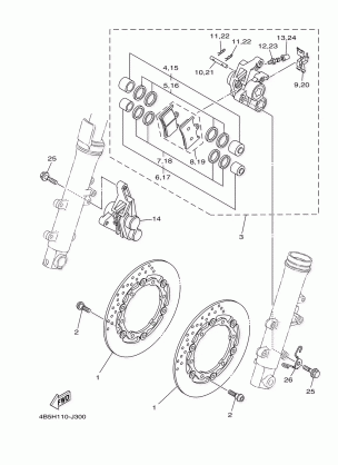 FRONT BRAKE CALIPER