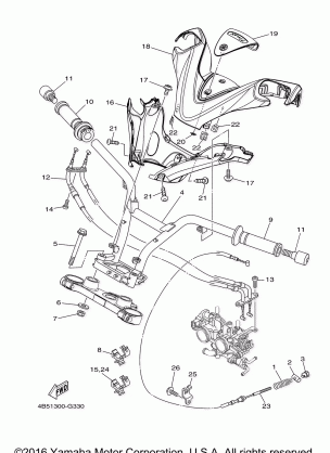 STEERING HANDLE CABLE