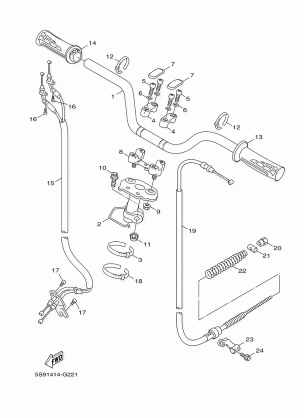 STEERING HANDLE CABLE