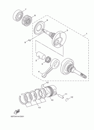 CRANKSHAFT PISTON