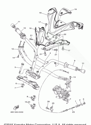 STEERING HANDLE CABLE