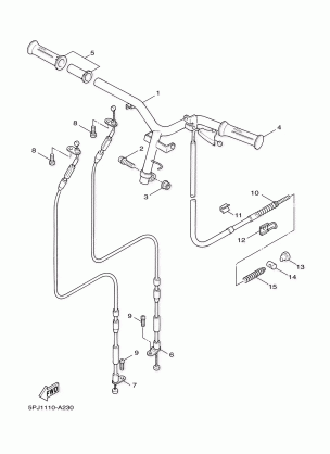 STEERING HANDLE CABLE