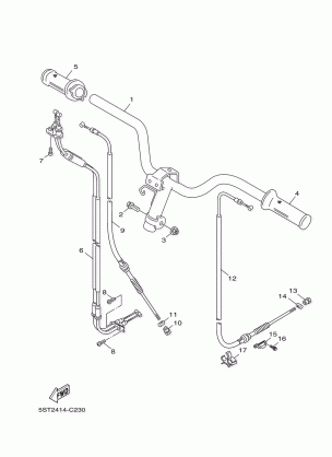 STEERING HANDLE CABLE