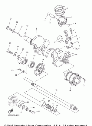 CRANKSHAFT PISTON