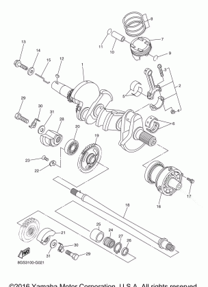 CRANKSHAFT PISTON