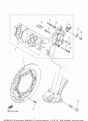 FRONT BRAKE CALIPER