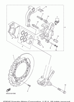 FRONT BRAKE CALIPER