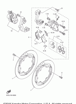 FRONT BRAKE CALIPER