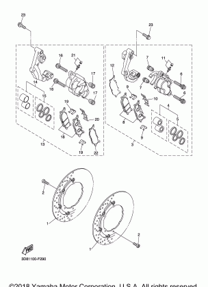 FRONT BRAKE CALIPER