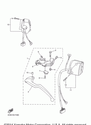 HANDLE SWITCH LEVER