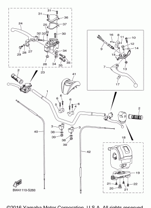 STEERING HANDLE CABLE