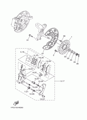 FRONT BRAKE CALIPER