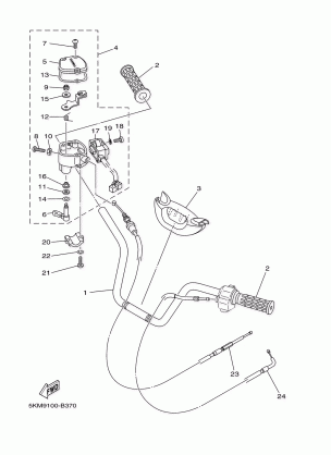 STEERING HANDLE CABLE