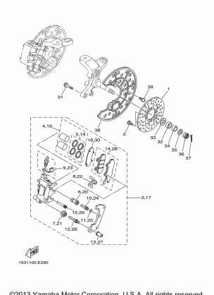 FRONT BRAKE CALIPER