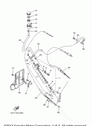 REAR MASTER CYLINDER