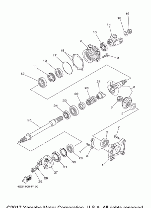 MIDDLE DRIVE GEAR