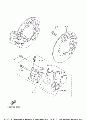 FRONT BRAKE CALIPER