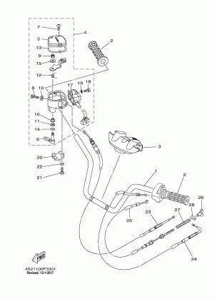 STEERING HANDLE CABLE