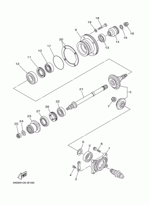 MIDDLE DRIVE GEAR