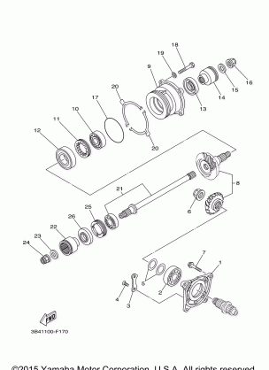 MIDDLE DRIVE GEAR