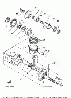 CRANKSHAFT PISTON