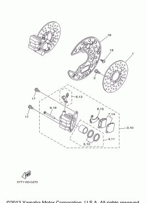 FRONT BRAKE CALIPER