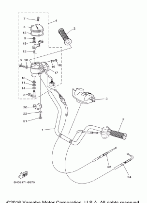 STEERING HANDLE CABLE