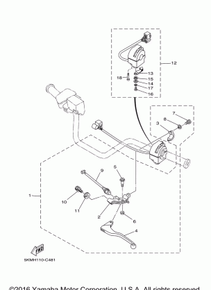 HANDLE SWITCH LEVER