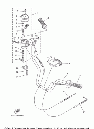 STEERING HANDLE CABLE