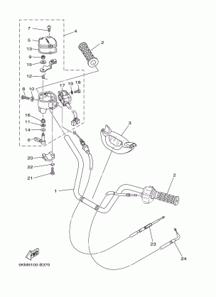 STEERING HANDLE CABLE