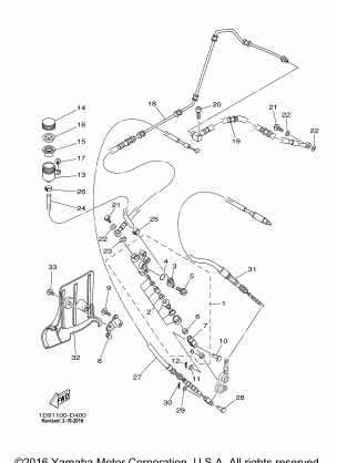 REAR MASTER CYLINDER