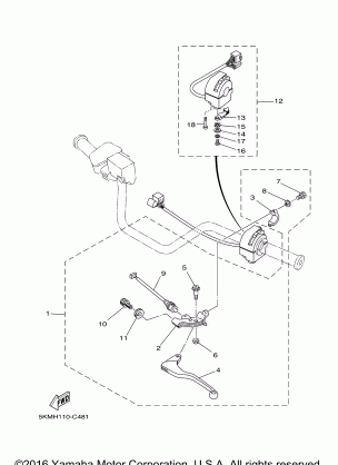 HANDLE SWITCH LEVER