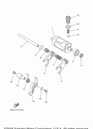 SHIFT CAM FORK