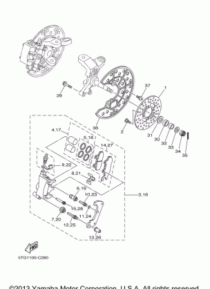 FRONT BRAKE CALIPER