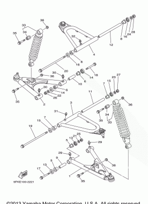 FRONT SUSPENSION & WHEEL