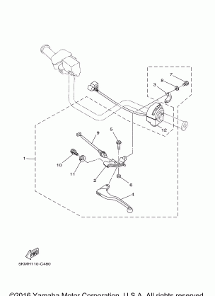 HANDLE SWITCH LEVER