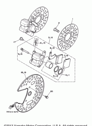 FRONT BRAKE CALIPER