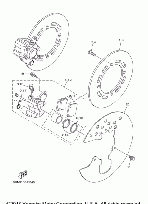 FRONT BRAKE CALIPER