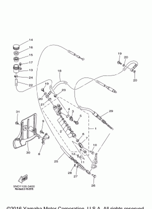 REAR MASTER CYLINDER