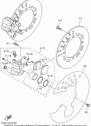 FRONT BRAKE CALIPER