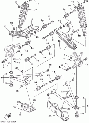 FRONT SUSPENSION WHEEL