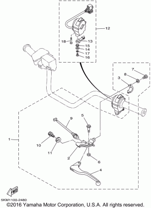 HANDLE SWITCH LEVER