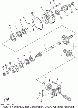 MIDDLE DRIVE GEAR