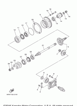 MIDDLE DRIVE GEAR