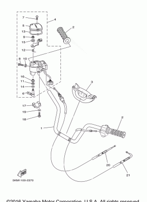 STEERING HANDLE CABLE