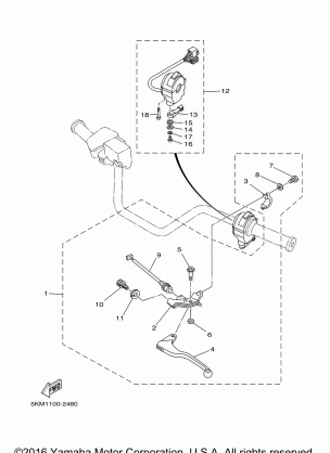 HANDLE SWITCH  LEVER