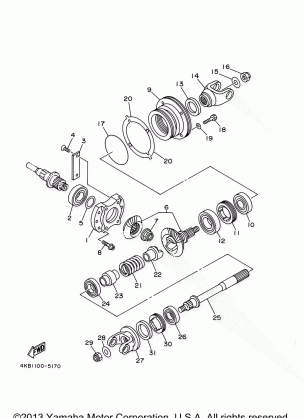 MIDDLE DRIVE GEAR